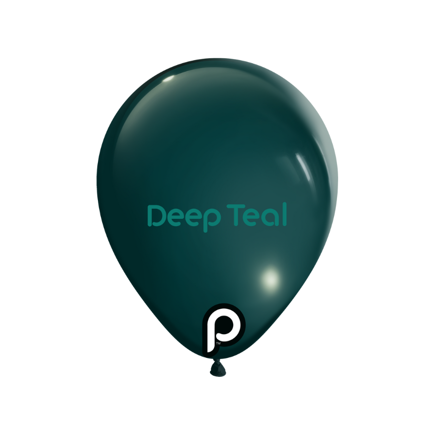 Prima DEEP TEAL 18" Latexballons (25 Stk.)