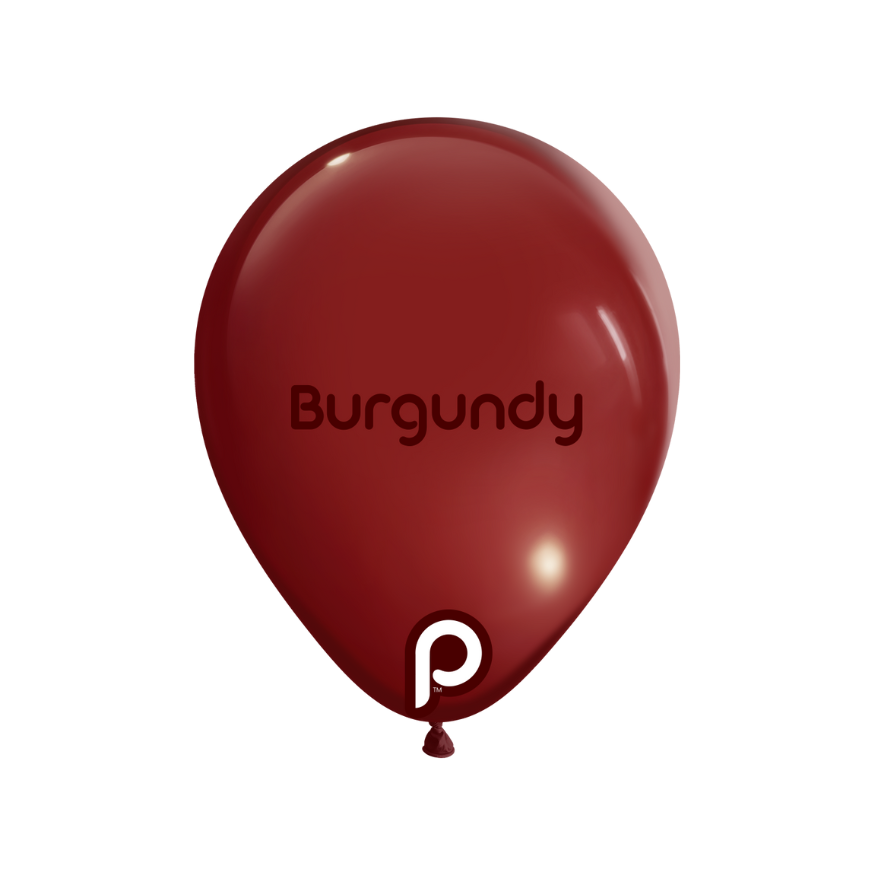 Prima BURGUNDY 18" Latexballons (25 Stk.)