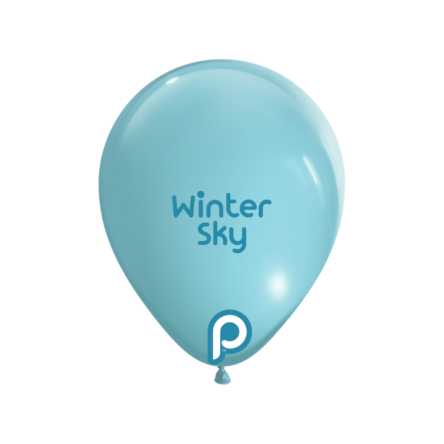 Prima WINTER SKY 18" Latexballons (25 Stk.)