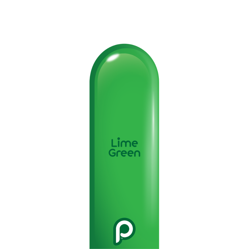 Prima LIME GREEN 260 Modellierballons (50 Stk.)