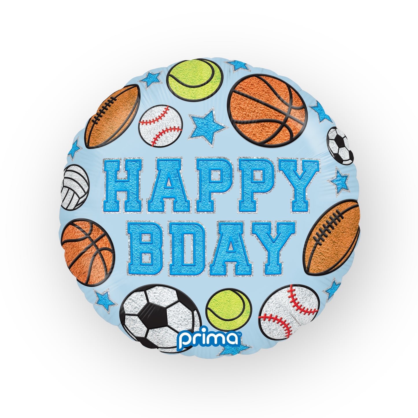 18" Round Birthday Boy Patches (1 Stk.)