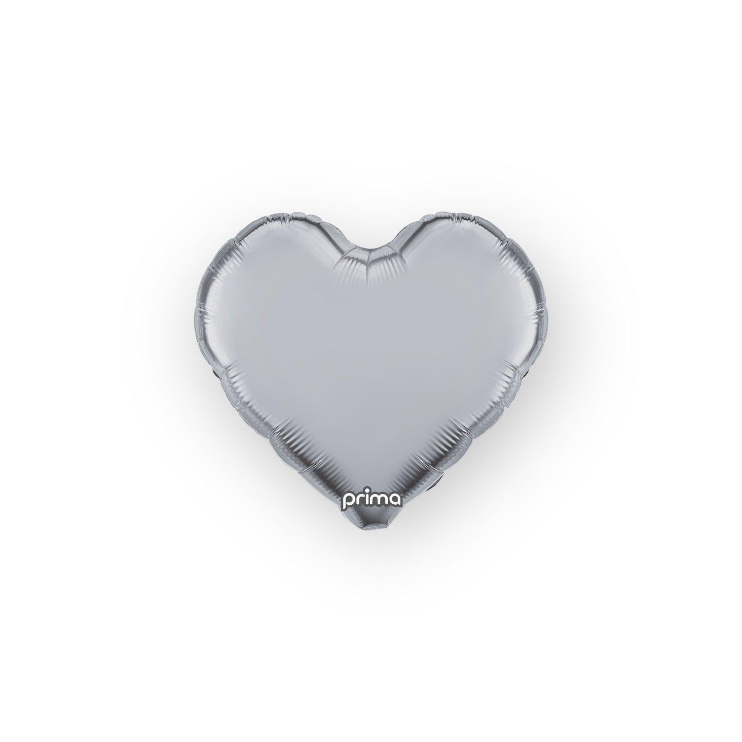 9" Silver Heart (6 Stk.)