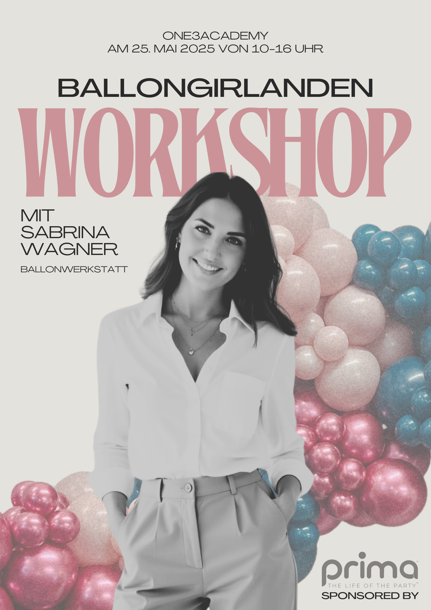 Workshop 'Ballongirlanden' mit Sabrina Wagner am 25.Mai 2025 begrenzte Plätze