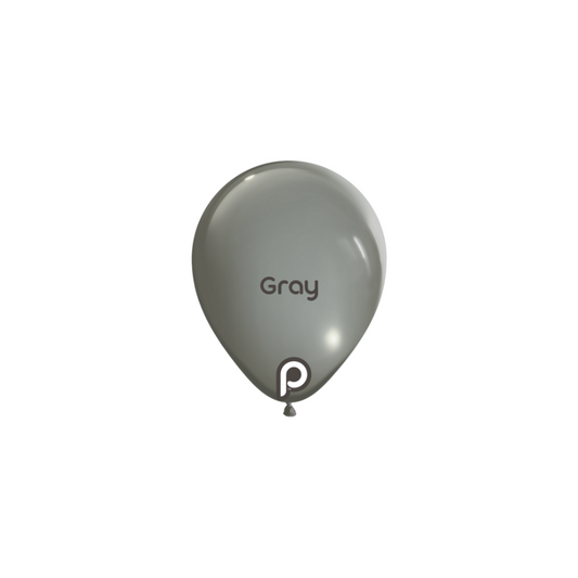 Prima GRAY 5" Latexballons (100 Stk.)
