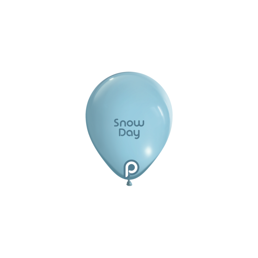 Prima SNOW DAY 5" Latexballons (100 Stk.)