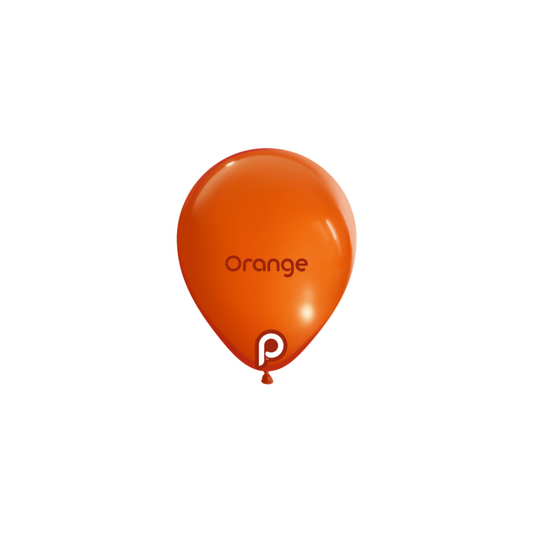 Prima ORANGE 5" Latexballons (100 Stk.)