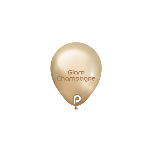 Prima GLAM CHAMPAGNE 5" Latexballons (100 Stk.)