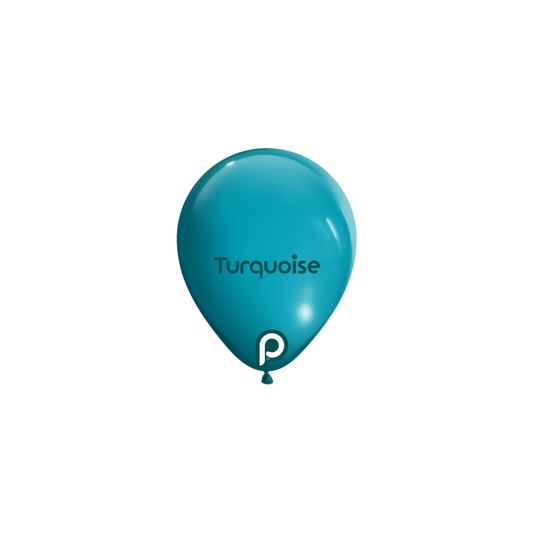 Prima TURQUOISE 5" Latexballons (100 Stk.)