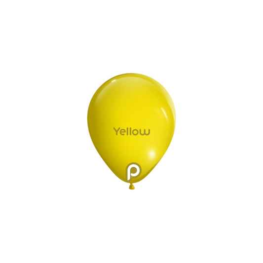 Prima YELLOW 5" Latexballons (100 Stk.)