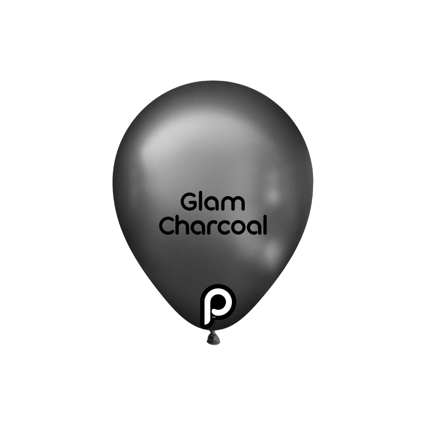 Prima GLAM CHARCOAL 11" Latexballons (50 Stk.)