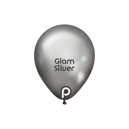 Prima GLAM SILVER 11" Latexballons (50 Stk.)