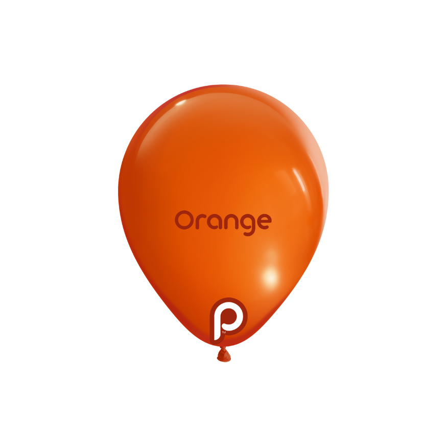 Prima ORANGE 11" Latexballons (100 Stk.)