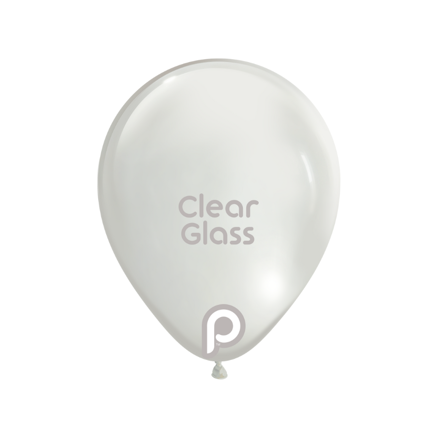 Prima CLEAR GLASS 18" Latexballons (25 Stk.)