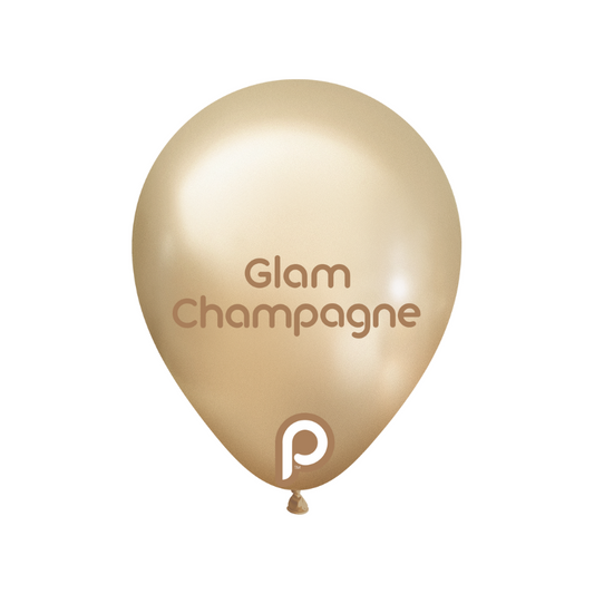 Prima GLAM CHAMPAGNE 18" Latexballons (25 Stk.)