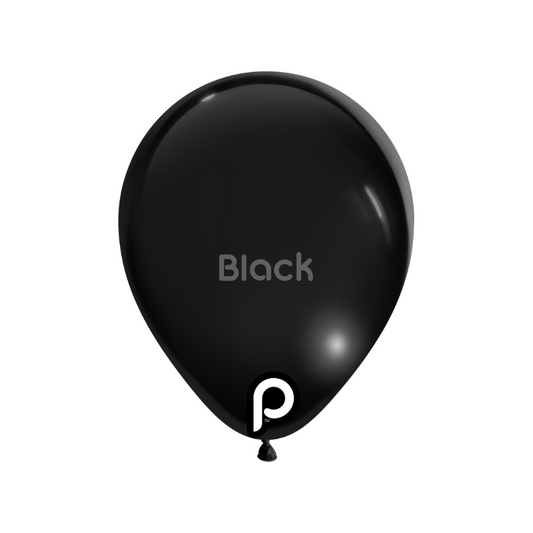 Prima BLACK 18" Latexballons (25 Stk.)