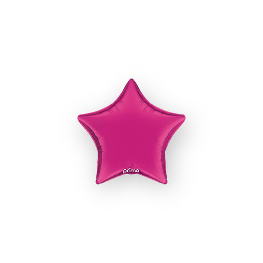 9" Hot Pink Star (6 Stk.)