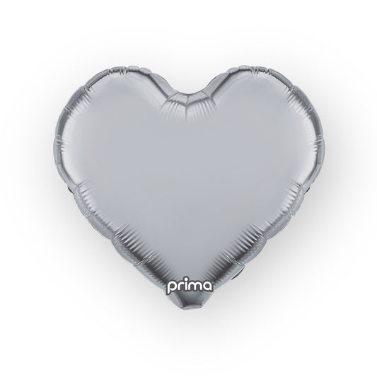 18" Silver Heart (1 Stk.)