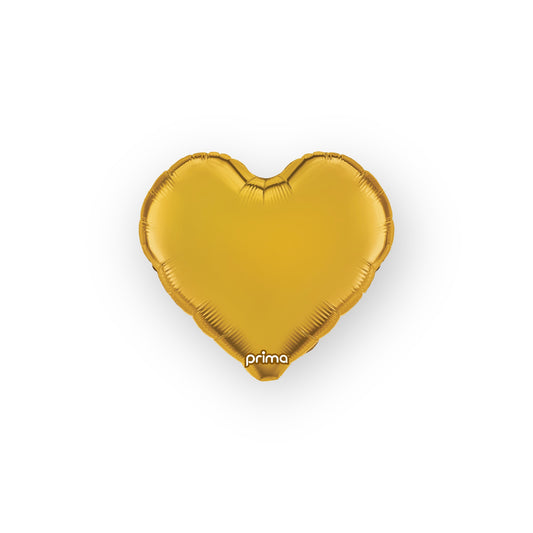 9" Gold Heart (6 Stk.)