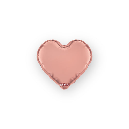 9" Rose Gold Heart (6 Stk.)